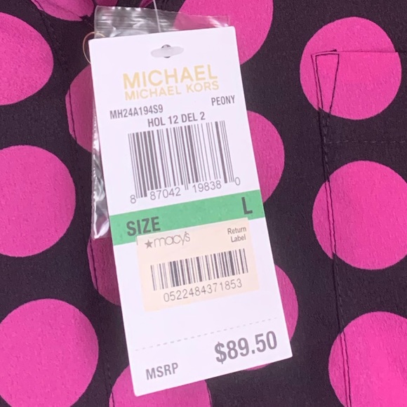 **SOLD** MICHAEL KORS Multicolour Polyester Top - Picture 6 of 6